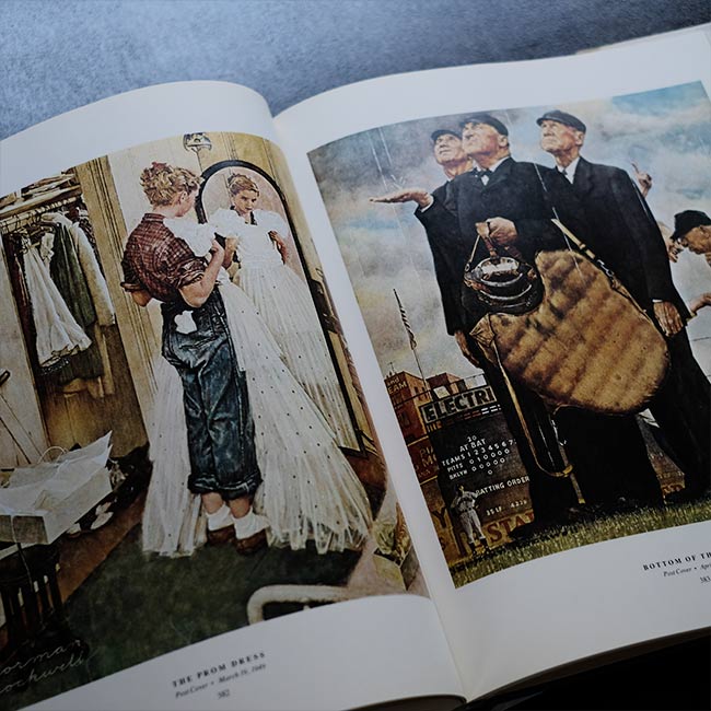 "332 MAGAZINE COVERS" NORMAN ROCKWELL