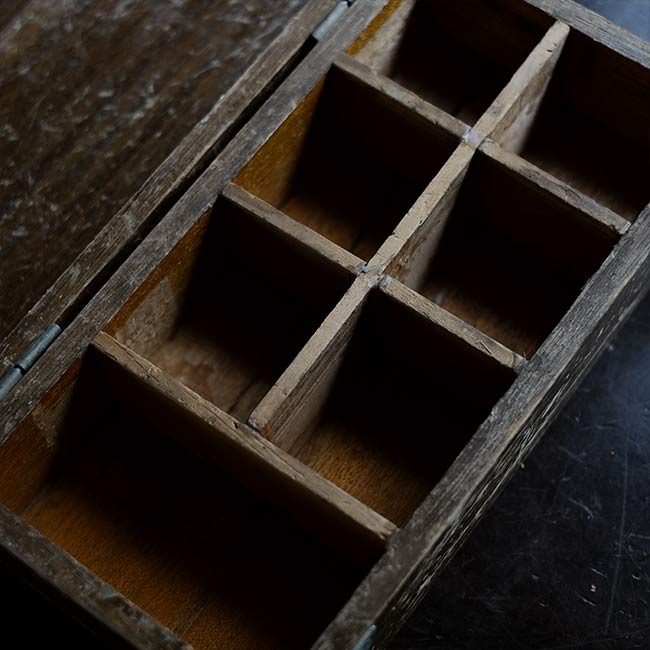 wooden box with handle