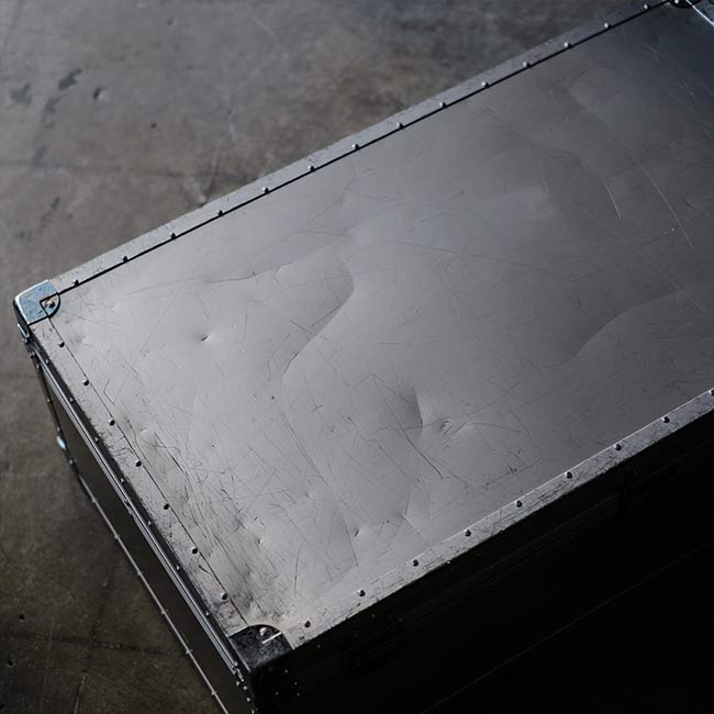 Aluminum trunk for equipment