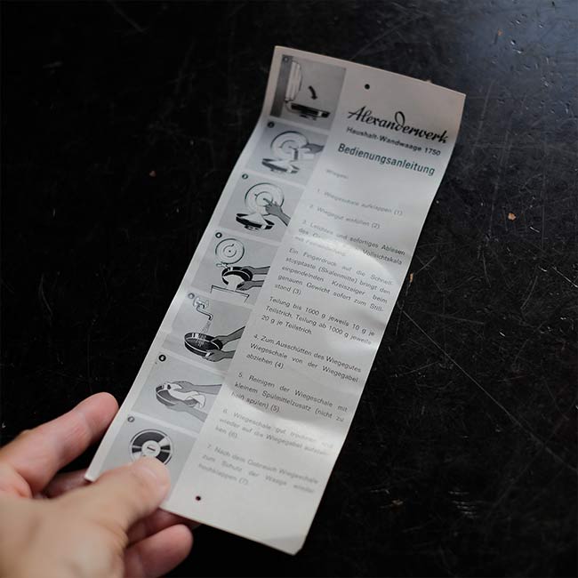 Alexanderwerk 壁掛けスケール