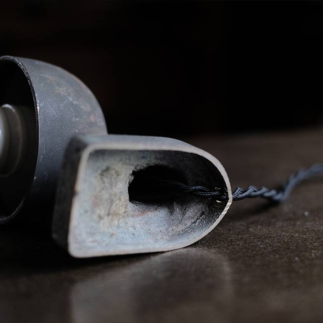 Small aluminum lamp