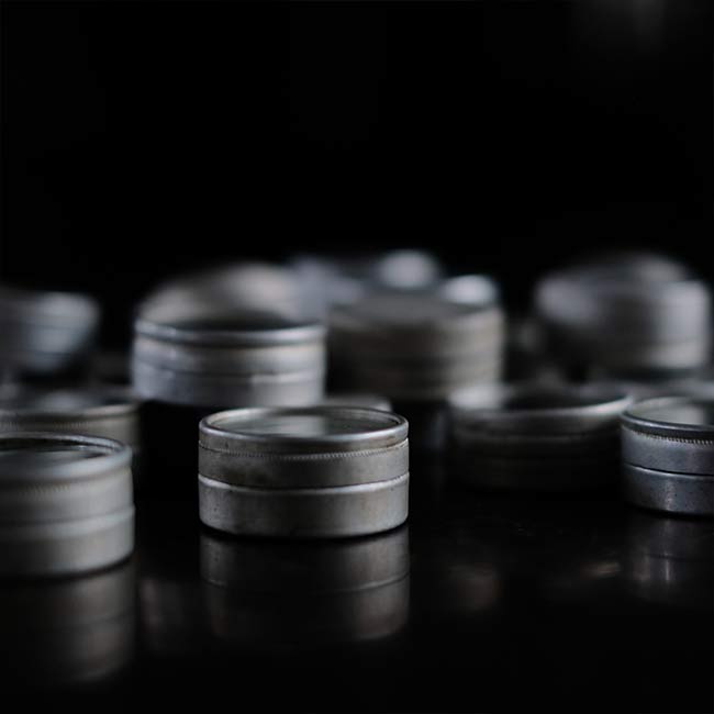 Watch parts storage case φ3.3cm