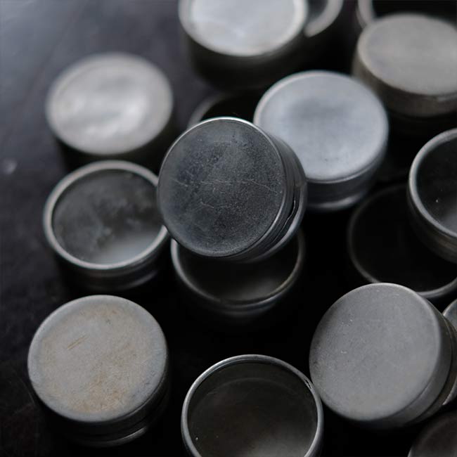 Watch parts storage case φ3.3cm