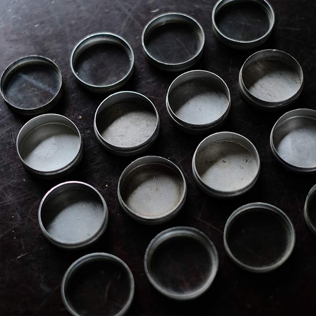 Watch parts storage case φ3.3cm