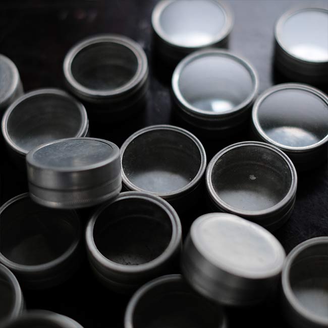 Watch parts storage case φ3cm