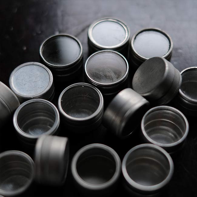 Watch parts storage case φ2.4cm
