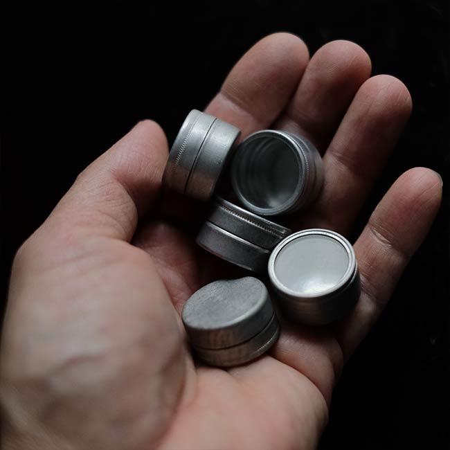 Watch parts storage case φ2.4cm