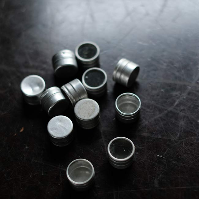 Watch parts storage case φ1.8cm
