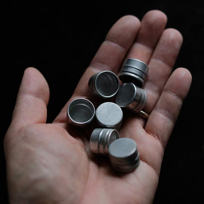 Watch parts storage case φ1.8cm