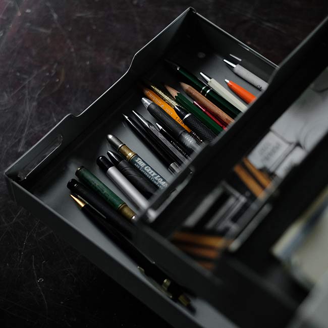 Steel shutter door drawer (A4, 5 drawers)