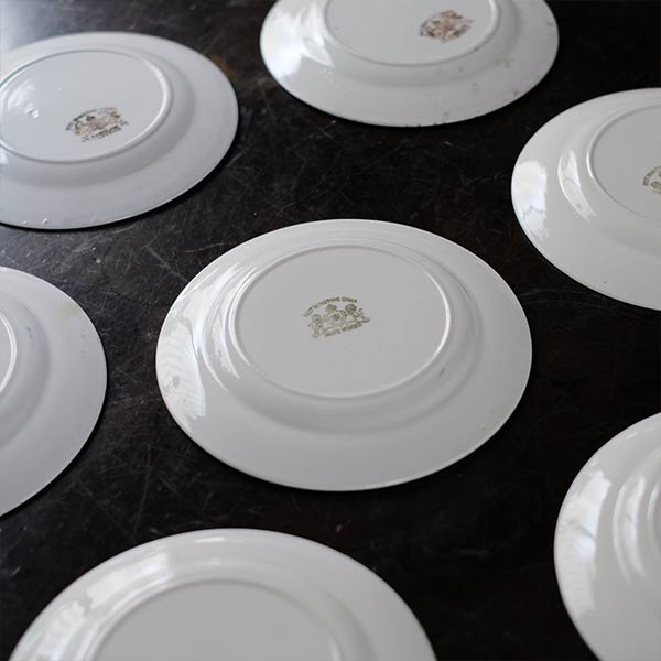 BEST IRONSTONE Blue Line Plate φ18cm