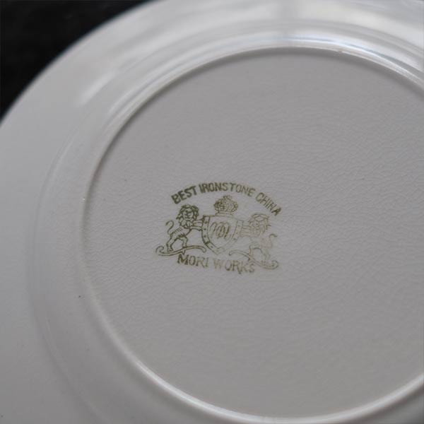 BEST IRONSTONE Blue Line Plate φ18cm