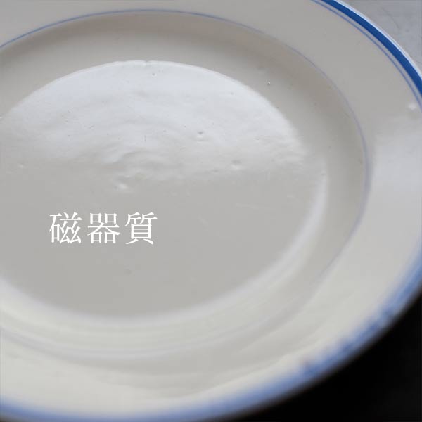BEST IRONSTONE Blue Line Plate φ18cm