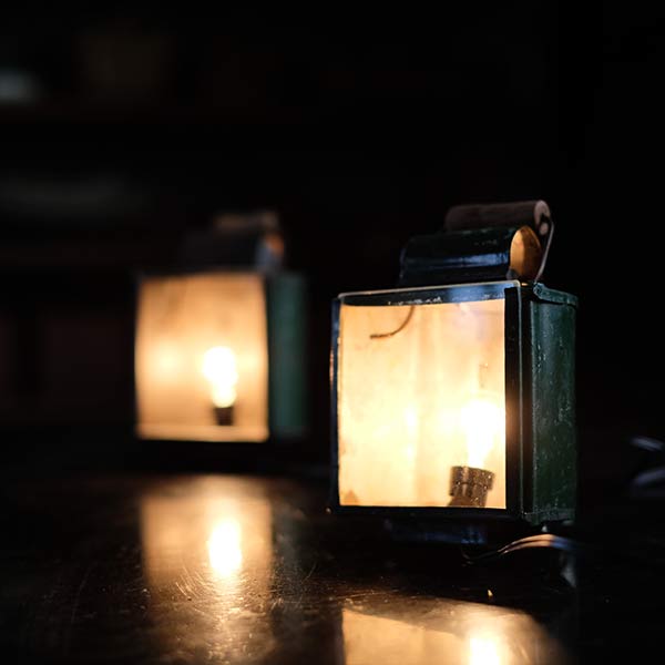 Illumination using bicycle lights