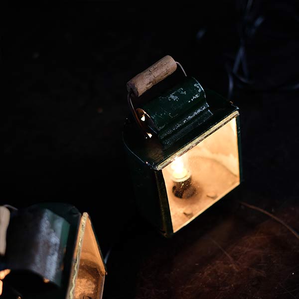 Illumination using bicycle lights