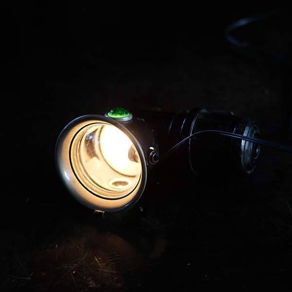 Illumination using bicycle lights