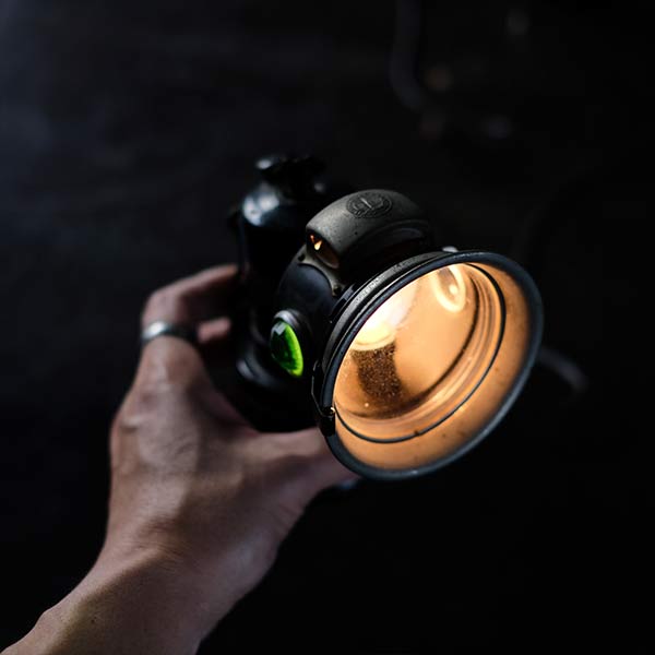 Illumination using bicycle lights