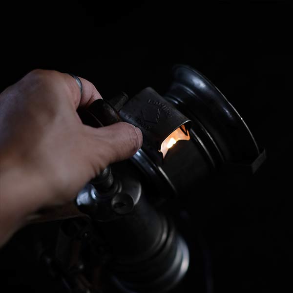 Illumination using bicycle lights