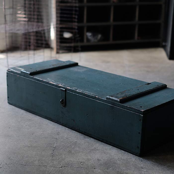 Long wooden box