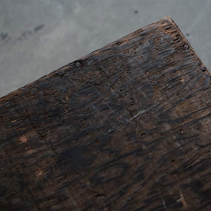 Long wooden box