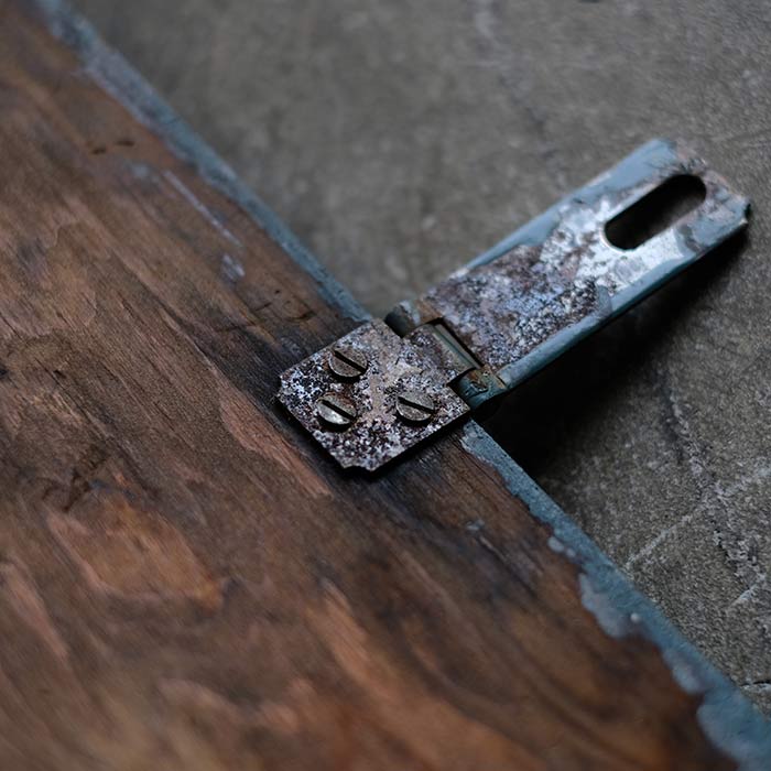 Long wooden box