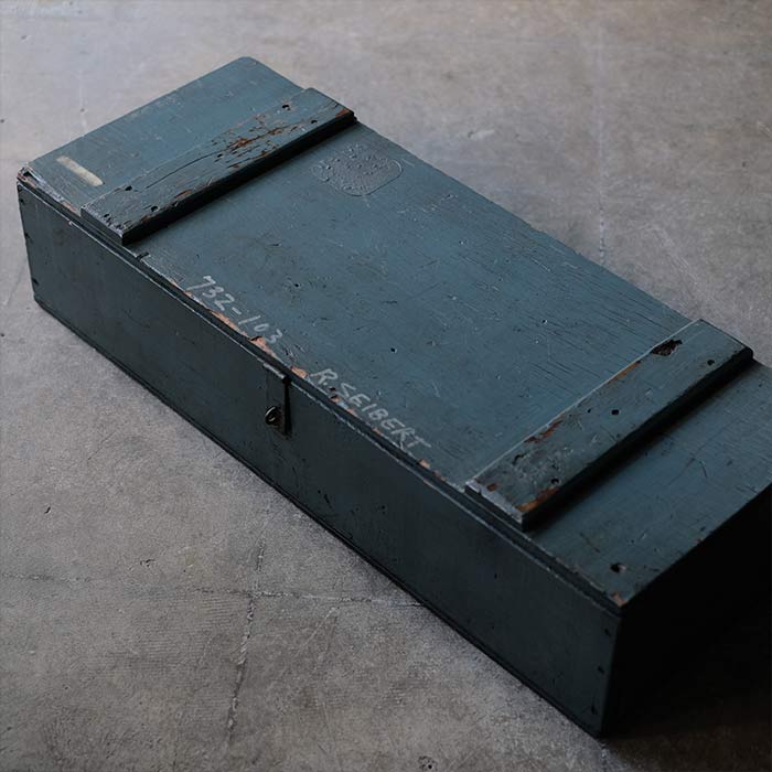 Long wooden box