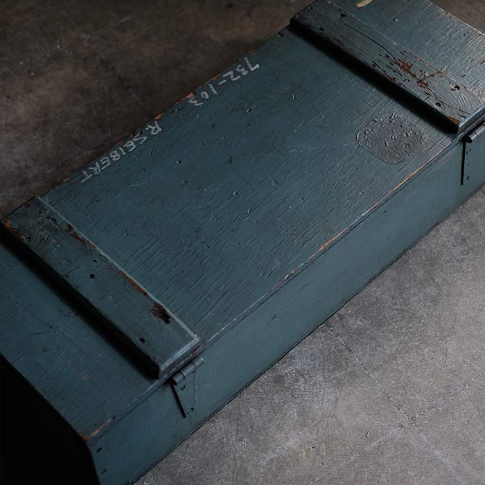 Long wooden box