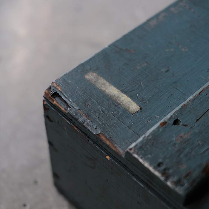 Long wooden box