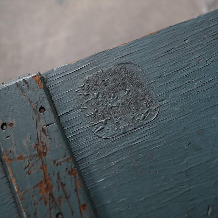Long wooden box