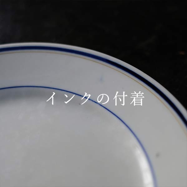 Blue line medium plate φ21cm