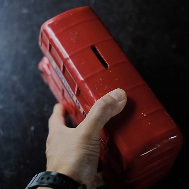 London bus money box