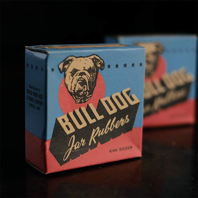 Bull Dog Jar Rubbers(箱付きセット)