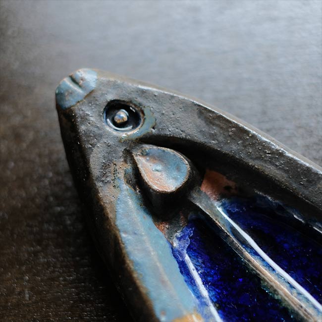 Ceramic fish ashtray