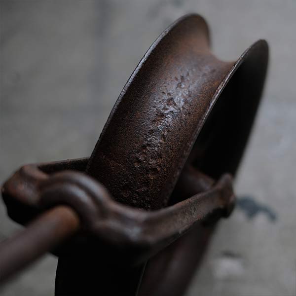 Cast iron pulley