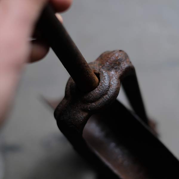 Cast iron pulley