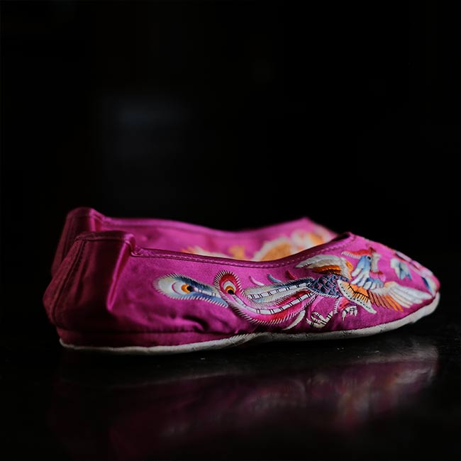 Embroidered children's shoes