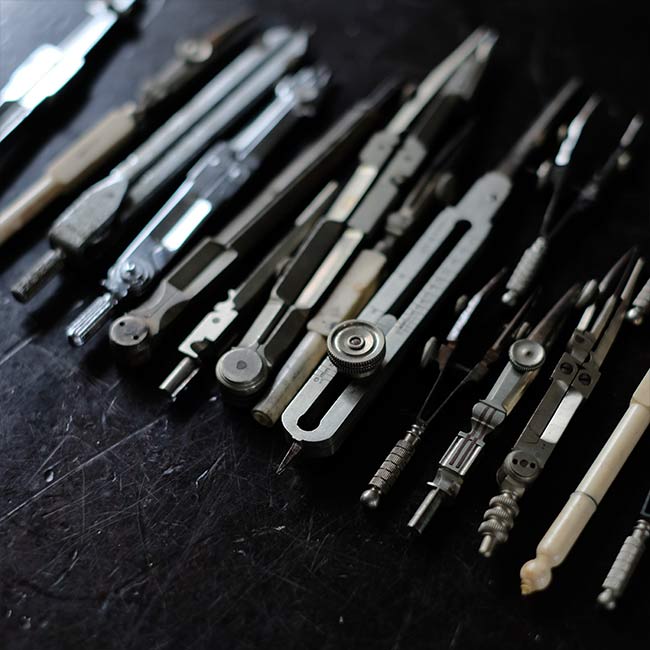 Drafting equipment set of 16