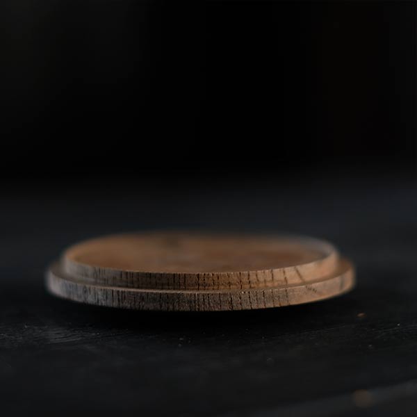 wooden lid