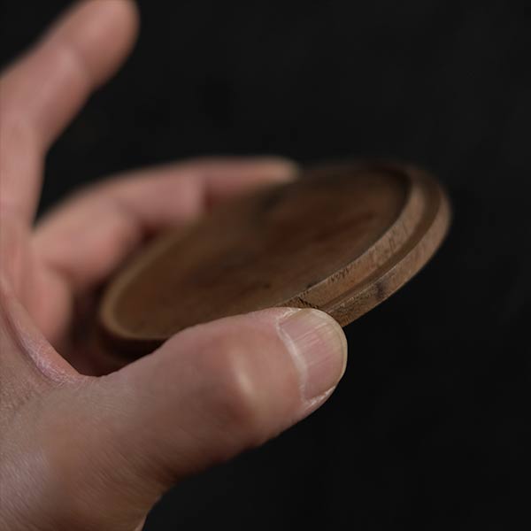 wooden lid
