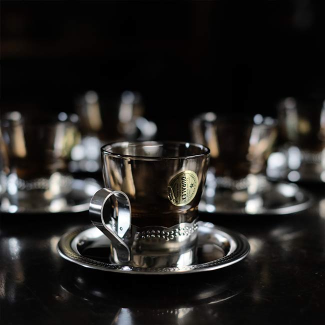 DURALEX coffee cup and saucer