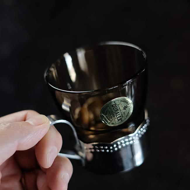 DURALEX coffee cup and saucer