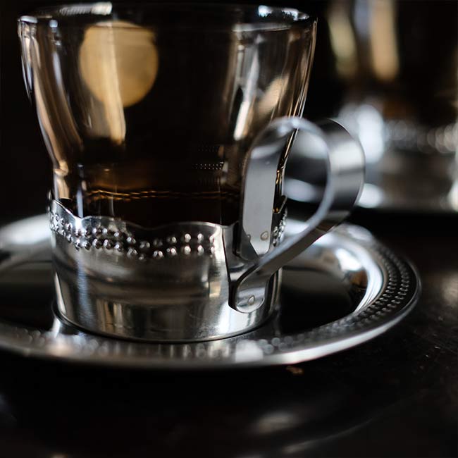 DURALEX coffee cup and saucer