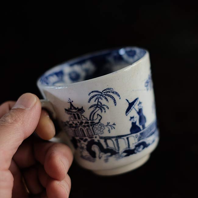 British hard porcelain cup