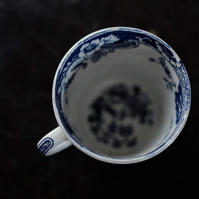 British hard porcelain cup