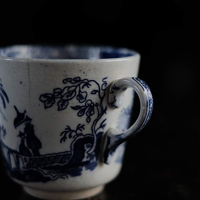British hard porcelain cup