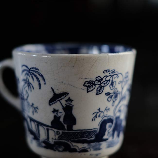 British hard porcelain cup