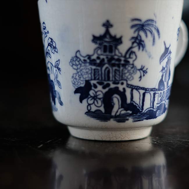 British hard porcelain cup