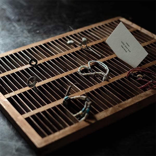 Letterpress printer tray