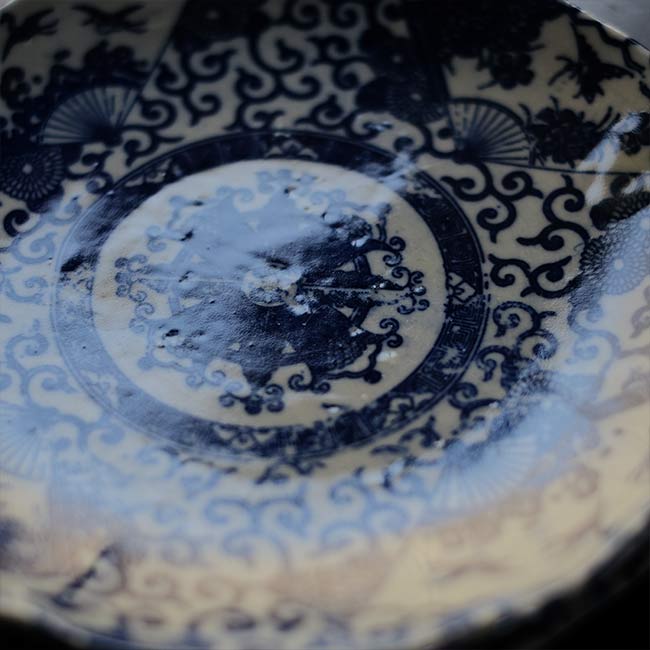 Fan and Arabesque Print Plate