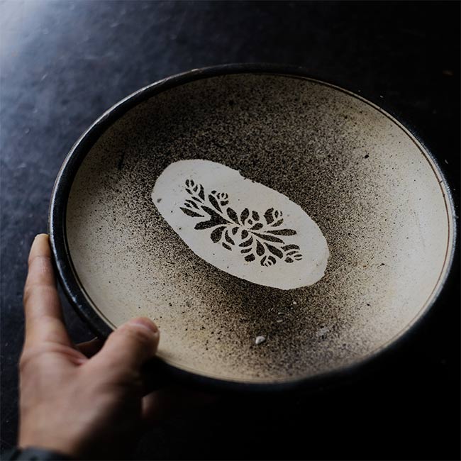 Stencils, Blown Ink, Lantern Plates